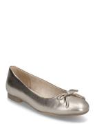 Woms Ballerina Ballerinasko Ballerinaer Gold Tamaris