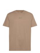 T-Shirt Tops T-shirts Short-sleeved Brown Armani Exchange