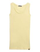 Studios Lightweight Racer Vest Tops T-shirts & Tops Sleeveless Yellow ...