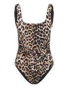 Jolenecras Swimsuit Badedrakt Badetøy Brown Cras