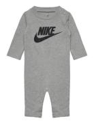 Co-Coverall Langermet Bodysuit Grey Nike