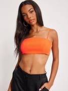 Only - Crop tops - Cherry Tomato - Onlabba S/L Strap Cropped Top Cc Tl...
