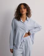 Only - Hvit - Onlalice Sarah Ls Shirt Wvn