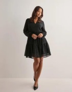 JDY - Svart - Jdyglam L/S Dress Wvn