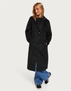 JDY - Svart - Jdytennessee Leo Long Coat Otw Qiq