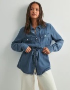 Only - Hvit - Onlcharis Life 4/5 Fem Carg Jacke C