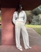 Nelly - Beige - Linen Suit Pants