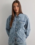 Only - Blå - Onlocean L/S Oversize Jkt Dnm Noos