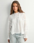 Neo Noir - Hvit - Ebba S Voile Blouse