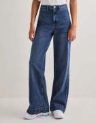 Vero Moda - Blå - Vmkayla Hr Wide Jeans VI3474