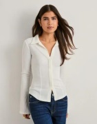 Nelly - Hvit - Amazing Structure Shirt Top