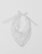 Pieces - Hvit - Pcnaina Lace Hip Scarf