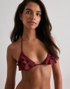 Nelly - Rød - Flounce Bikini Triangle