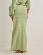 Nelly - Grønn - Elegant Structure Maxi Skirt