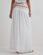 Nelly - Hvit - My Lace Detail Skirt