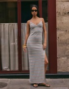Nelly - Multi/Mønstrete - Chill Stripe Maxi Dress