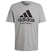 adidas T-Skjorte Fotball Logo - Grå/Sort