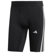 adidas Tights Techfit 3-Stripes - Sort/Hvit