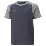 PUMA T-Skjorte teamCUP Casuals - Blå/Grå Barn