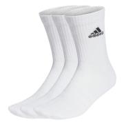 adidas Strømper Cushioned Sportswear Crew 3-PK - Hvit/Sort