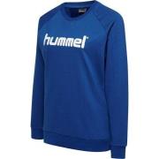 Hummel Go Cotton Logo Genser - Blå Kvinner