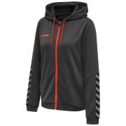 Authentic Poly Zip Hoodie Woman Asphalt