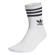 adidas Originals Strømper Crew 3-PK - Hvit/Sort