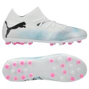 PUMA Future 7 Match MG Phenomenal - Hvit/Sort/Poison Pink Barn