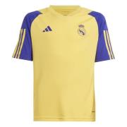 Real Madrid Trenings T-Skjorte Tiro 23 - Gul/Lilla Barn