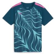 PUMA Treningsgenser individualLIGA Graphic - Navy/Bright Aqua/Poison P...