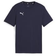 PUMA T-Skjorte teamGOAL Casuals - Navy - Hvit Barn