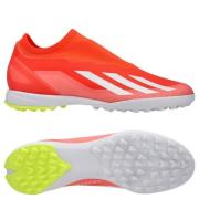 adidas X Crazyfast League Laceless TF Energy Citrus - Rød/Hvit/Gul