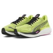 PUMA Løpesko Velocity Nitro 3 - Gul/Sort/Poison Pink Dame