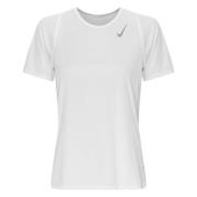 Nike Løpe t-skjorte Dri-FIT Race - Hvit/Sølv Dame