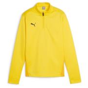 teamGOAL Training 1/4 Zip Top Jr Faster Yellow-PUMA Black-Sport Yellow