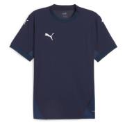 PUMA Trenings T-Skjorte teamFINAL - PUMA Navy/Hvit