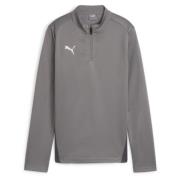 teamGOAL Training 1/4 Zip Top Wmn Cast Iron-PUMA White-Shadow Gray