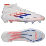 adidas F50 Elite Mid FG Advancement - Hvit/Rød/Lucid Blue Dame