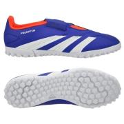 adidas Predator Club Velcro TF Advancement - Lucid Blue/Hvit/Rød Barn