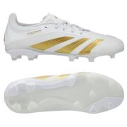 adidas Predator Elite FG Day Spark - Hvit/Gull/Hvit Barn