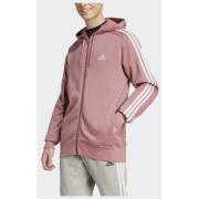 Adidas Essentials French Terry 3-Stripes Full-Zip Hoodie