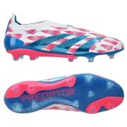 adidas Predator Elite Laceless FG Reemergence - Hvit/Blå/Rosa