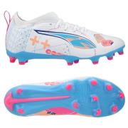 PUMA Ultra 5 Match FG/AG Volume Up - Hvit/Blå/Poison Pink/Fizzy Melon ...