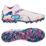 PUMA Future 7 Ultimate MG Volume Up - Hvit/Blå/Poison Pink/Fizzy Melon...