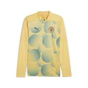 Manchester City Treningsskjorte Pre Match 1/4 glidelås - Lin/Blå