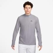 Nike Løpetrøye Dri-FIT Trail Midlayer HZ - Grå/Sort