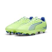 PUMA Ultra 5 Play FG/AG Lights Out - Fizzy Apple/Hvit/Blå