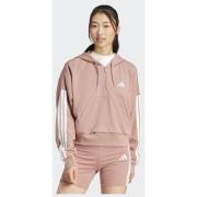 Adidas Essentials 3-Stripes French Terry Quarter-Zip Hoodie