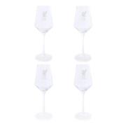 Liverpool Wine Glasses Liverbird 4-PK - Grå