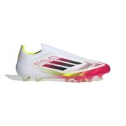 adidas F50 Elite Laceless AG Pure Victory - Hvit/Sort/Gul